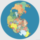 Illustration for article titled Heres what Pangea looks like mapped with modern political borders